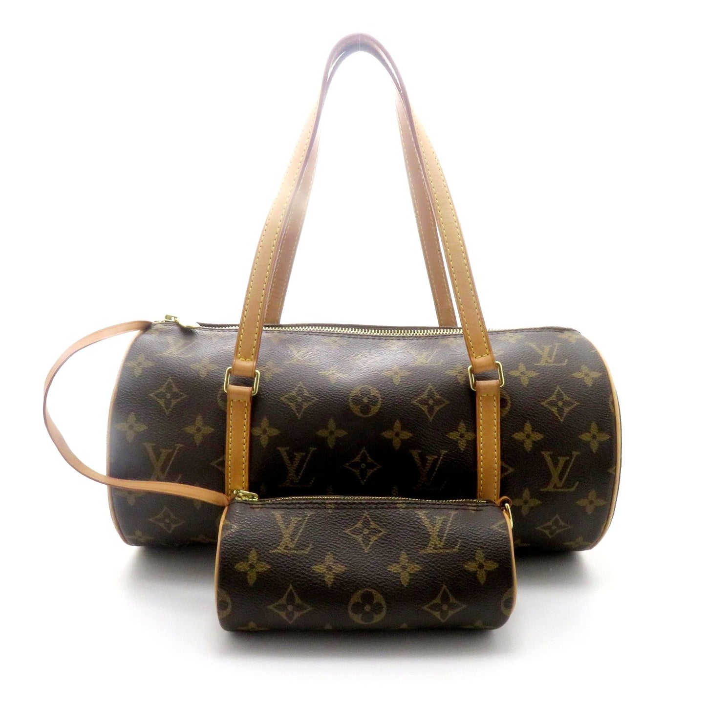 Louis Vuitton Papillon GM Monogram Handbag Empreinte Brown