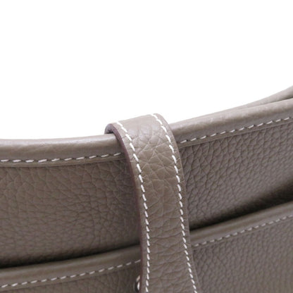 Hermes Evelyne Iiipm Etoupe Silver Shoulder Bag Taurillon Clemence — view 5