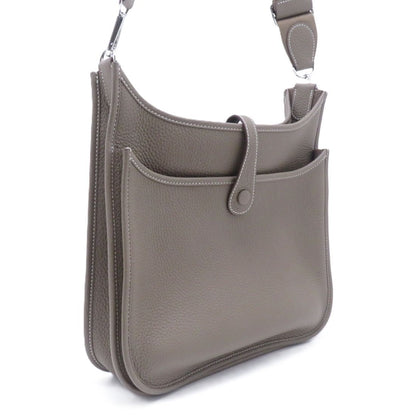 Hermes Evelyne Iiipm Etoupe Silver Shoulder Bag Taurillon Clemence — view 2