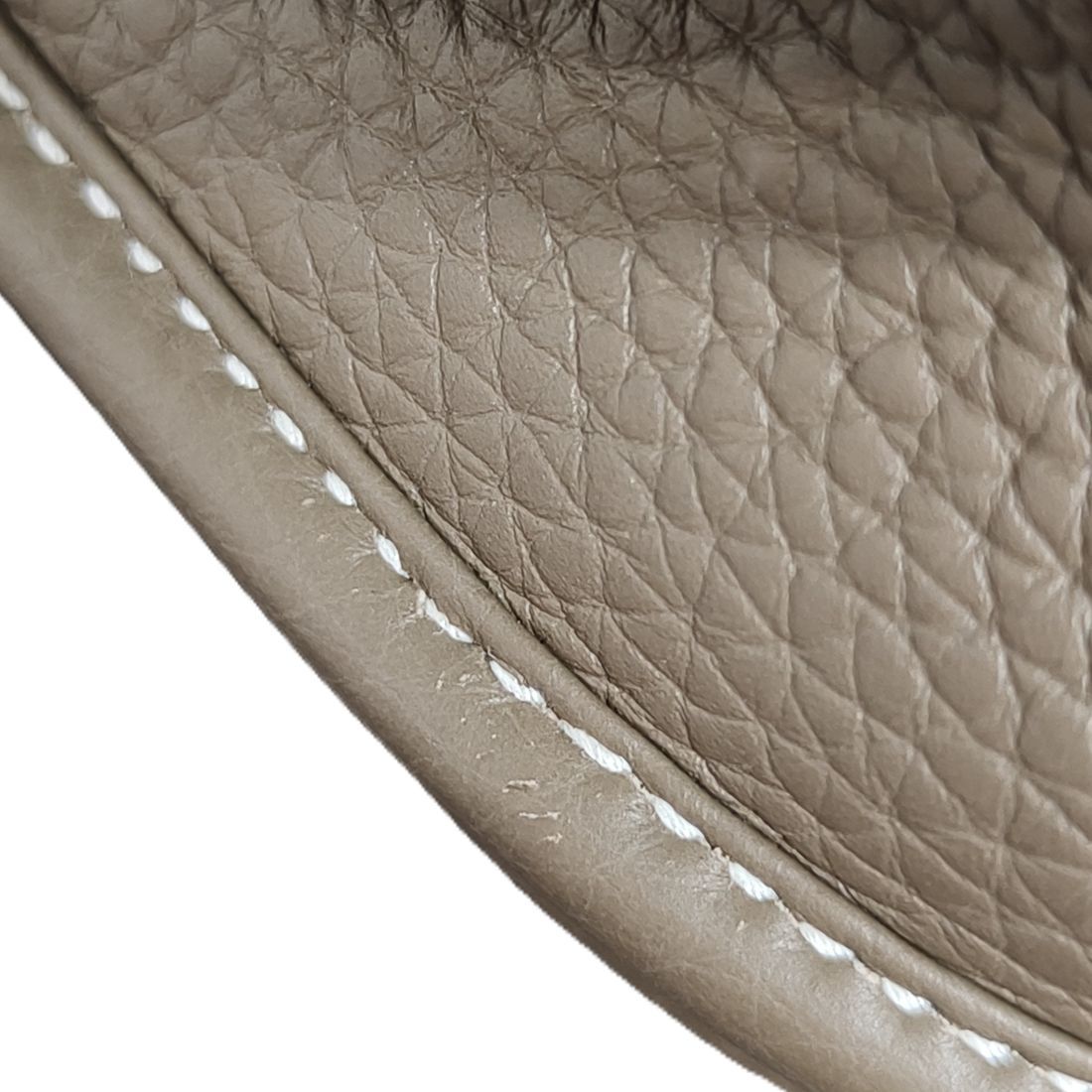 Hermes Evelyne Iiipm Etoupe Silver Shoulder Bag Taurillon Clemence — view 7
