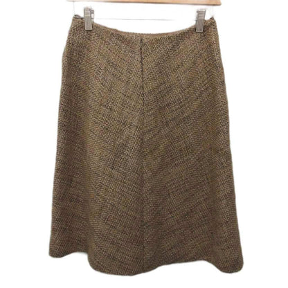Chanel 00A Set Camisole Bustier Bijou Skirt Tweed Style Brown 40 — view 4