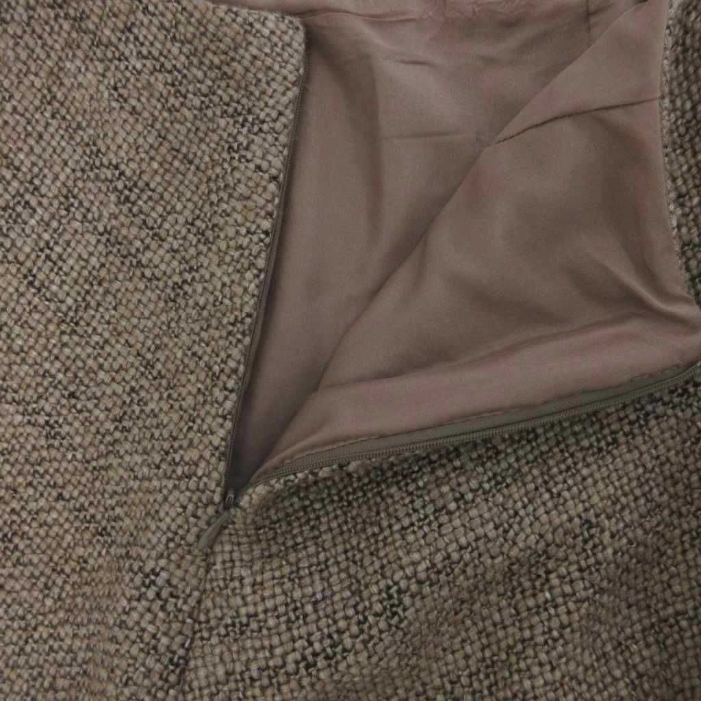 Chanel 00A Set Camisole Bustier Bijou Skirt Tweed Style Brown 40 — view 5