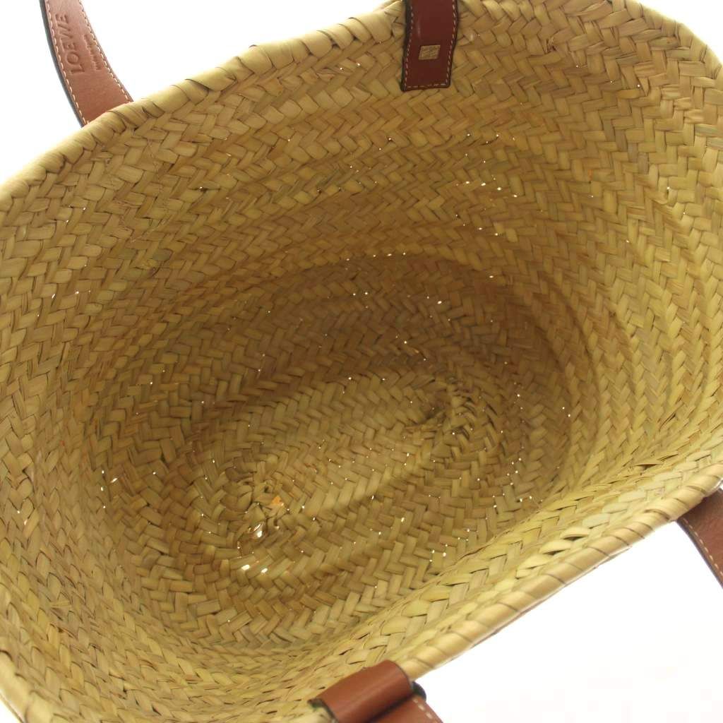 Loewe Basket Large Tote Logo Beige Brown — view 5