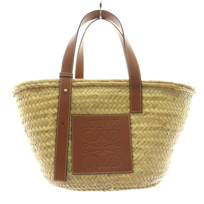 Loewe Basket Large Tote Logo Beige Brown