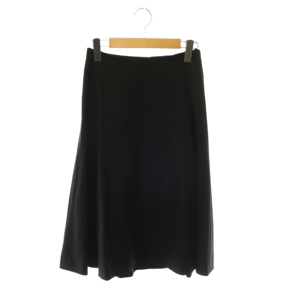 Saint Laurent Skirt Suit Set Gold Button Tailored Jacket Long Black — view 5
