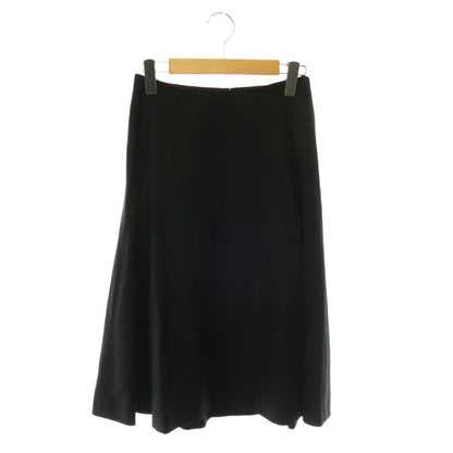 Saint Laurent Skirt Suit Set Gold Button Tailored Jacket Long Black — view 5