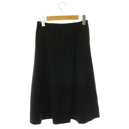 Saint Laurent Skirt Suit Set Gold Button Tailored Jacket Long Black — view 6