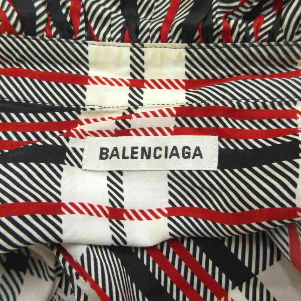 Balenciaga Long Sleeve Shirt Blouse Ruffle — view 7