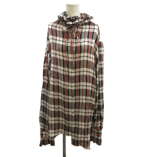 Balenciaga Long Sleeve Shirt Blouse Ruffle