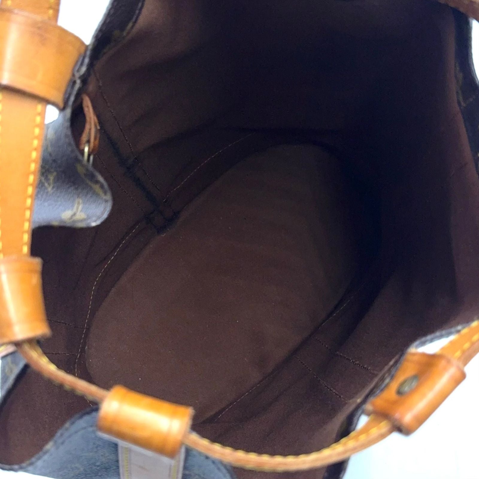 Louis Vuitton Randonnee PM Monogram Leather Brown Light Shoulder Bag Gold — view 3