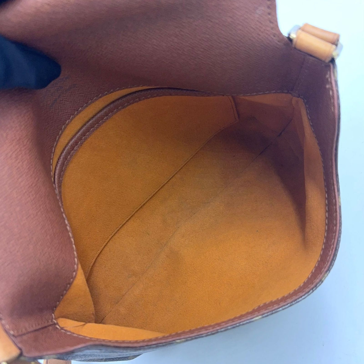 Louis Vuitton Musette Tango Short Strap Monogram Leather Brown Shoulder Bag — view 3