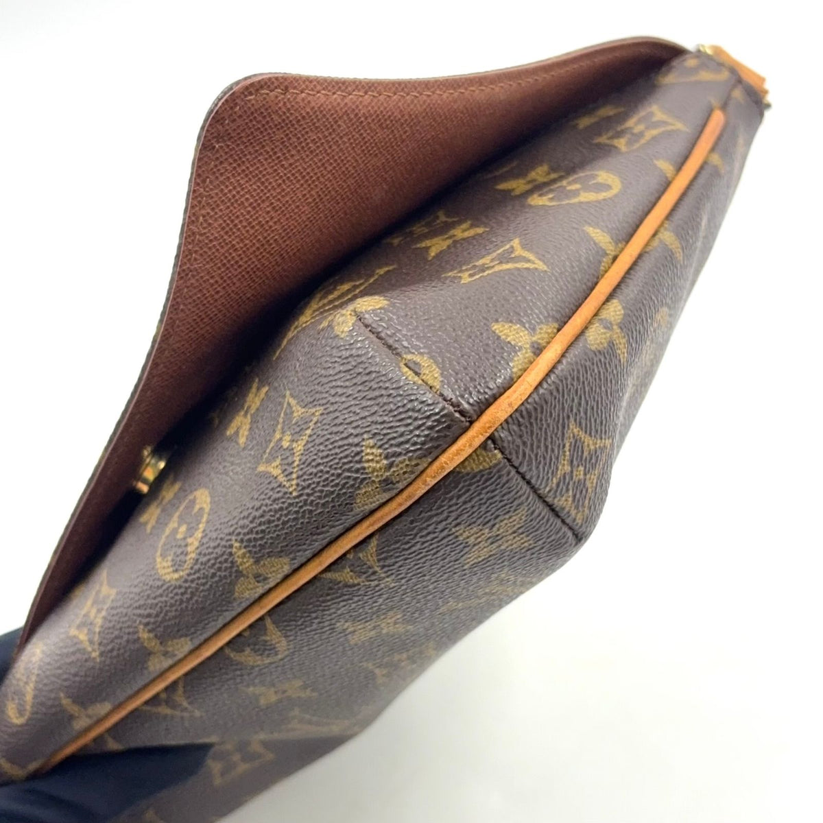 Louis Vuitton Musette Tango Short Strap Monogram Leather Brown Shoulder Bag — view 6