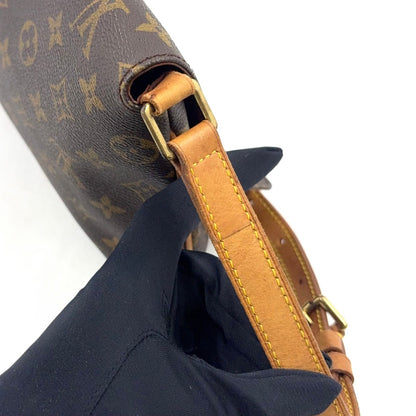 Louis Vuitton Musette Tango Short Strap Monogram Leather Brown Shoulder Bag — view 8