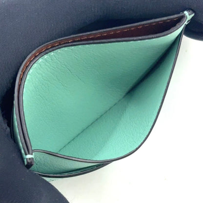 Loewe Suswatari Plain Leather Light Green Card Case — view 6