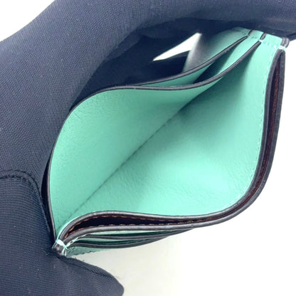 Loewe Suswatari Plain Leather Light Green Card Case — view 7