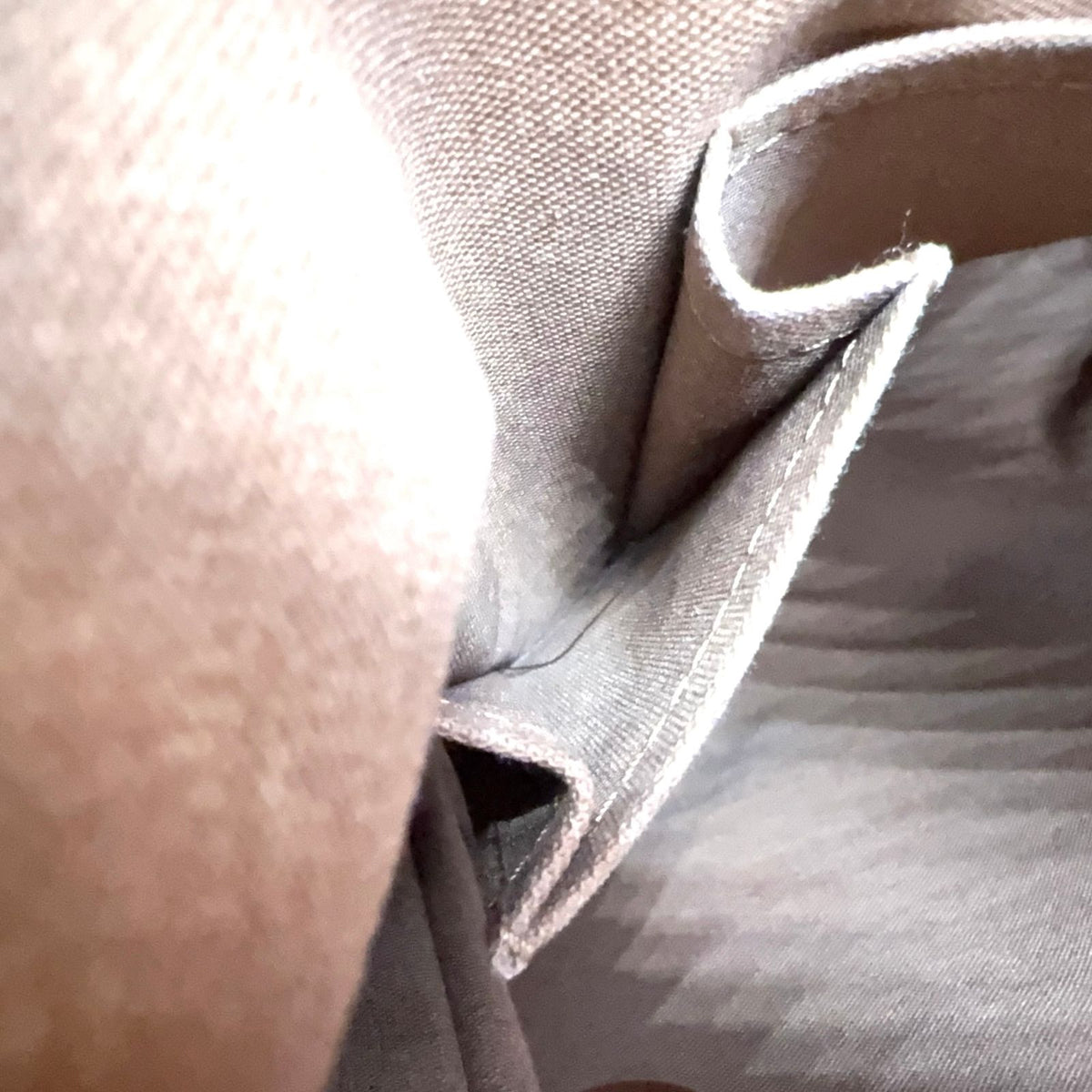Louis Vuitton Cabas Beaubourg Monogram Leather Brown Tote Gold — view 8
