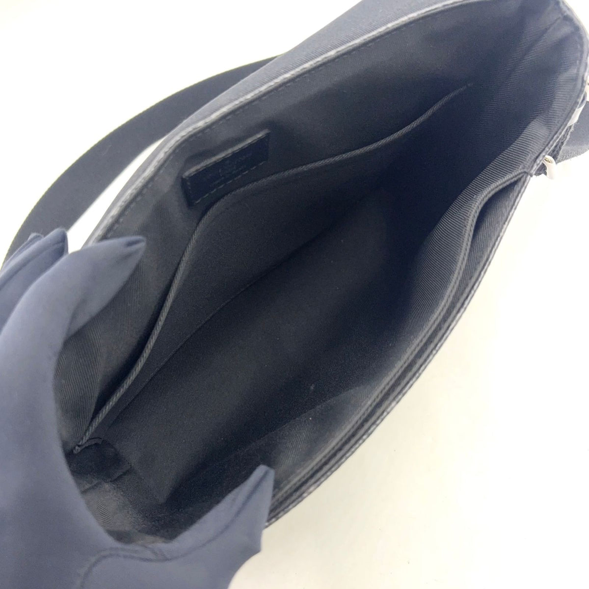 Louis Vuitton District PM NM Monogram Eclipse Leather Black Shoulder Bag Silver — view 3