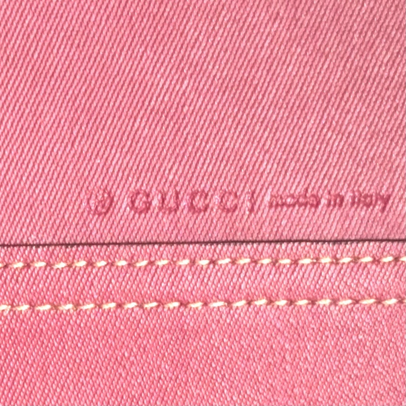 Gucci GG Supreme Leather Beige Bordeaux Tote — view 4