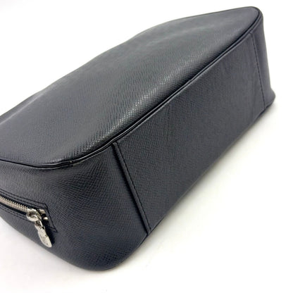 Louis Vuitton Trousse Toilette GM Taiga Ardoise Leather Black Pouch Silver — view 5