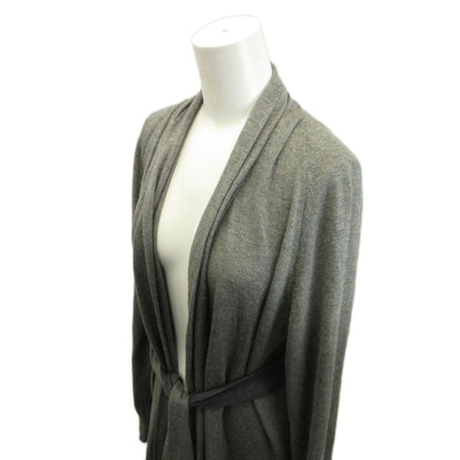 Max Mara Cardigan Gray Shawl Color Long Sleeve — view 2