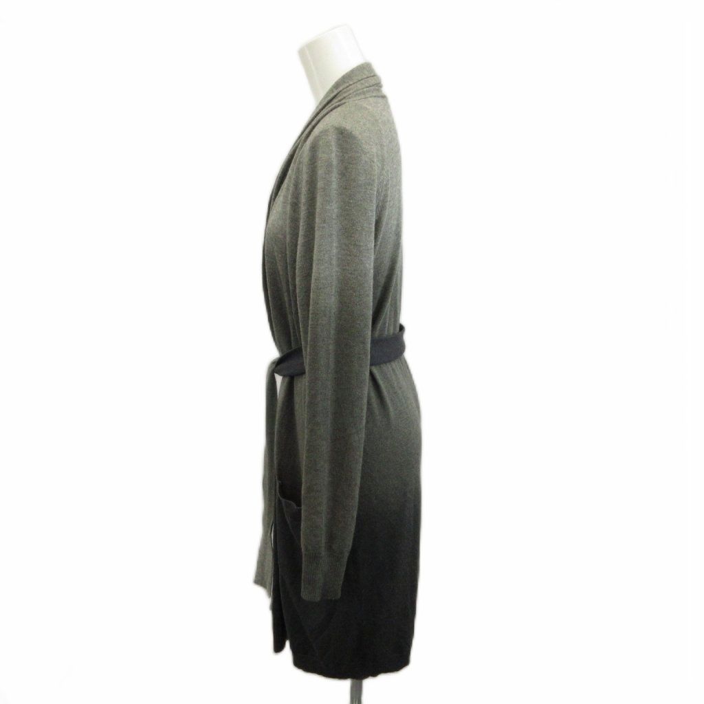 Max Mara Cardigan Gray Shawl Color Long Sleeve — view 3
