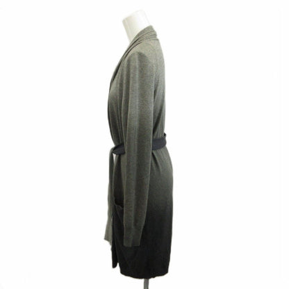 Max Mara Cardigan Gray Shawl Color Long Sleeve — view 3