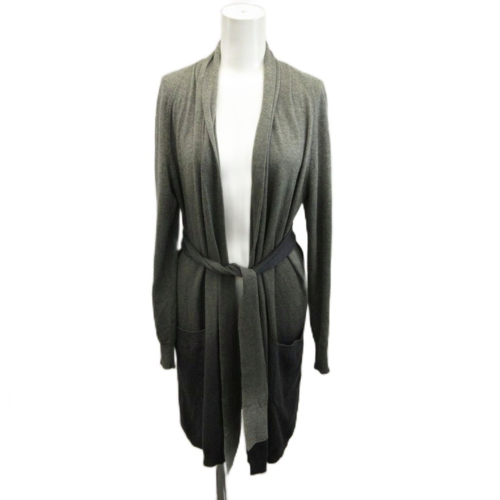 Max Mara Cardigan Gray Shawl Color Long Sleeve