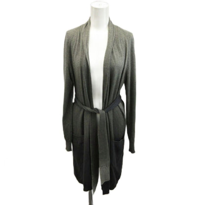 Max Mara Cardigan Gray Shawl Color Long Sleeve