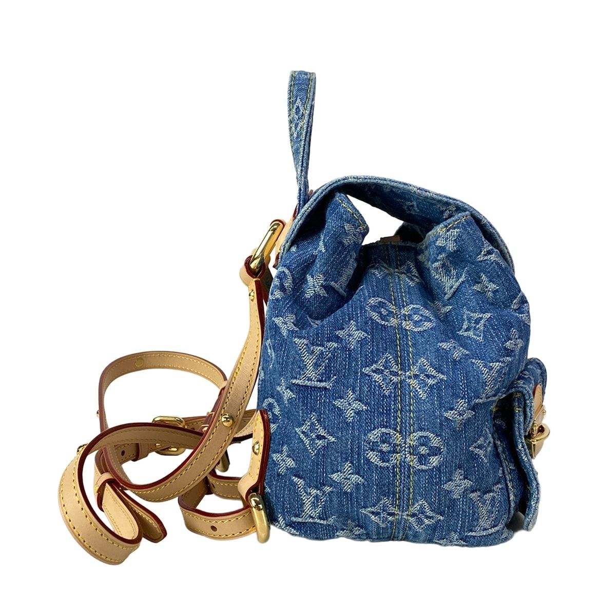 Louis Vuitton Backpack Monogram Denim Varnish Blue — view 2