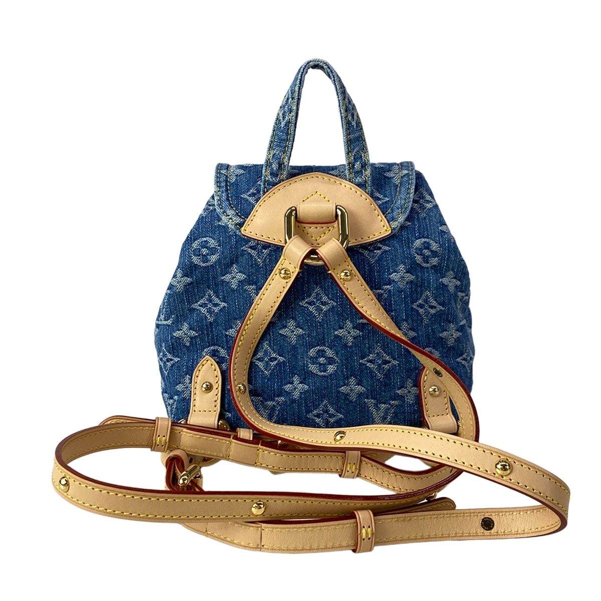 Louis Vuitton Backpack Monogram Denim Varnish Blue — view 3