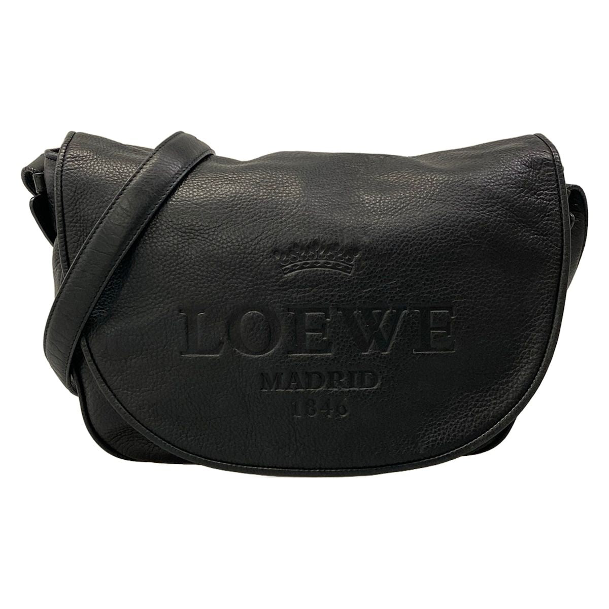 Loewe Shoulder Bag Heritage Black Leather