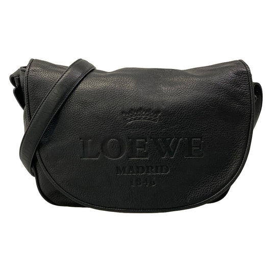 Loewe Shoulder Bag Heritage Black Leather