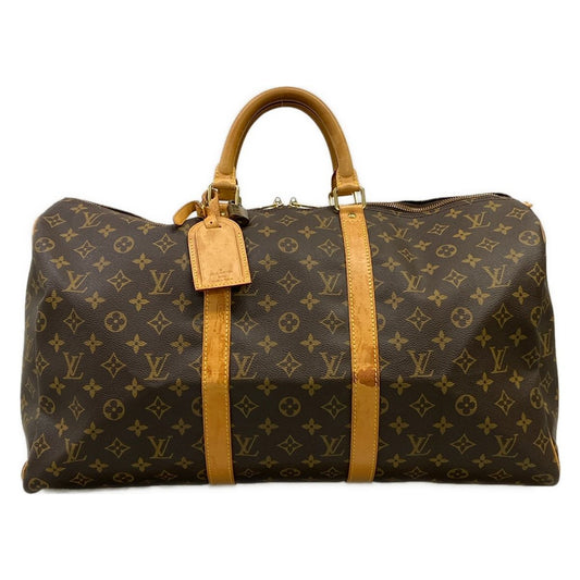 Louis Vuitton Boston Bag Monogram Keepall 50