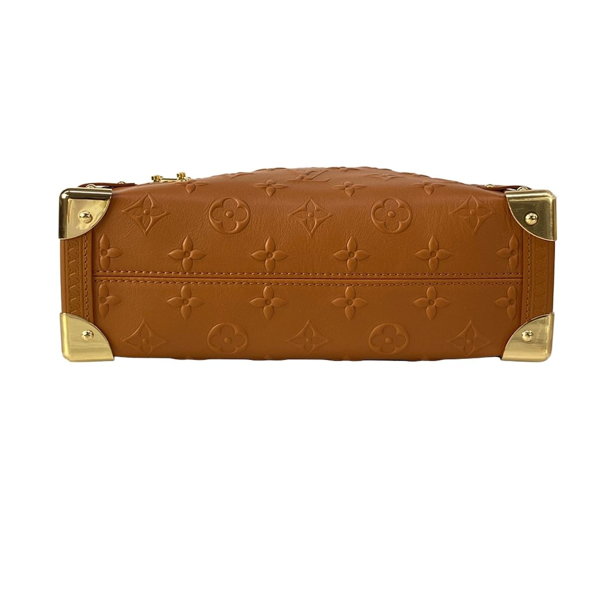 Louis Vuitton Handbag Cruise Collection Side Trunk Tan Leather Cowhide — view 5