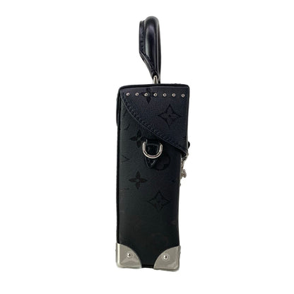Louis Vuitton Handbag Camera Box Noir Leather Cowhide — view 2