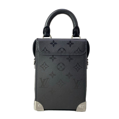 Louis Vuitton Handbag Camera Box Noir Leather Cowhide — view 3