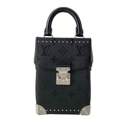 Louis Vuitton Handbag Camera Box Noir Leather Cowhide