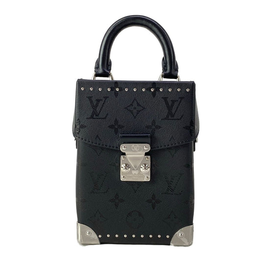 Louis Vuitton Handbag Camera Box Noir Leather Cowhide