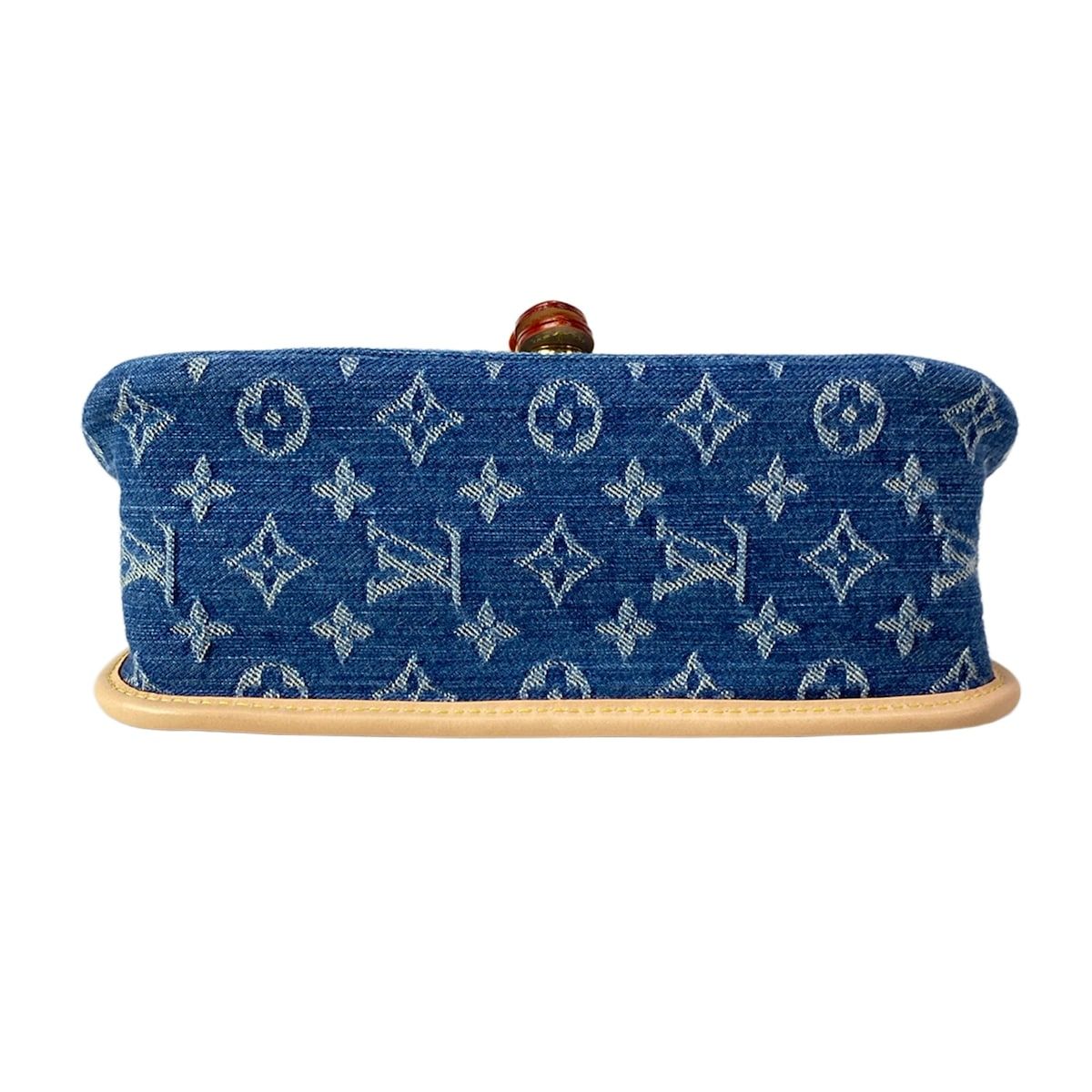 Louis Vuitton Shoulder Bag Monogram Denim Diane Blue — view 5