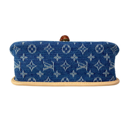 Louis Vuitton Shoulder Bag Monogram Denim Diane Blue — view 5