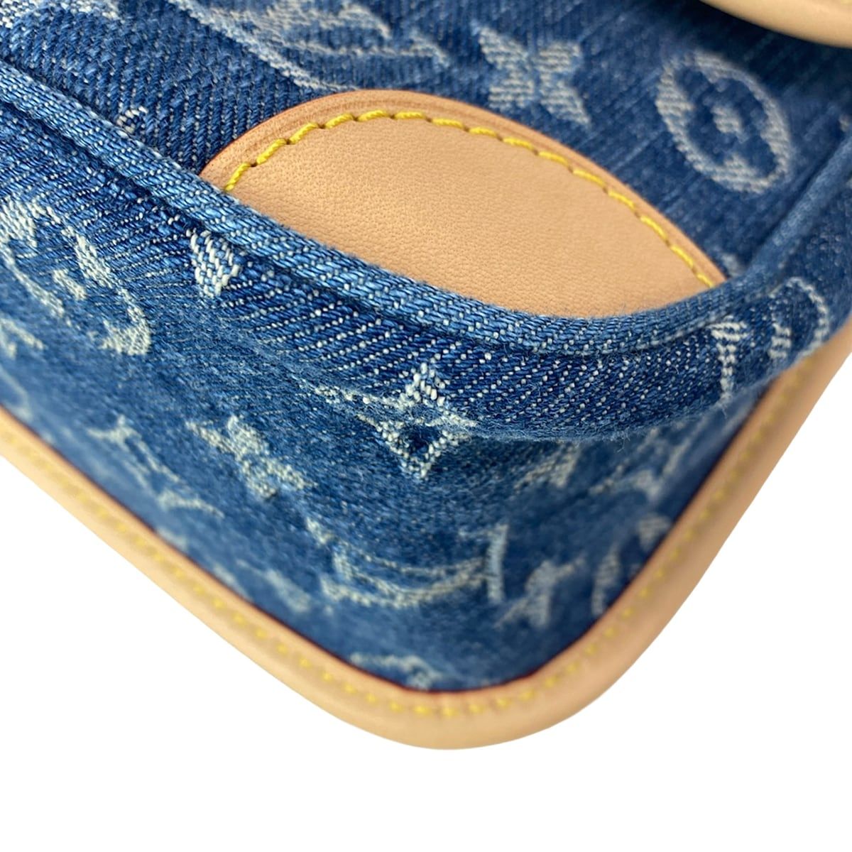 Louis Vuitton Shoulder Bag Monogram Denim Diane Blue — view 7