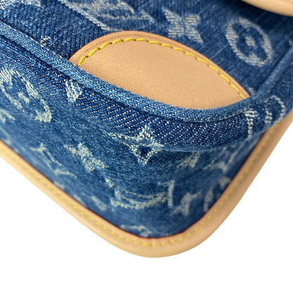 Louis Vuitton Shoulder Bag Monogram Denim Diane Blue — view 7