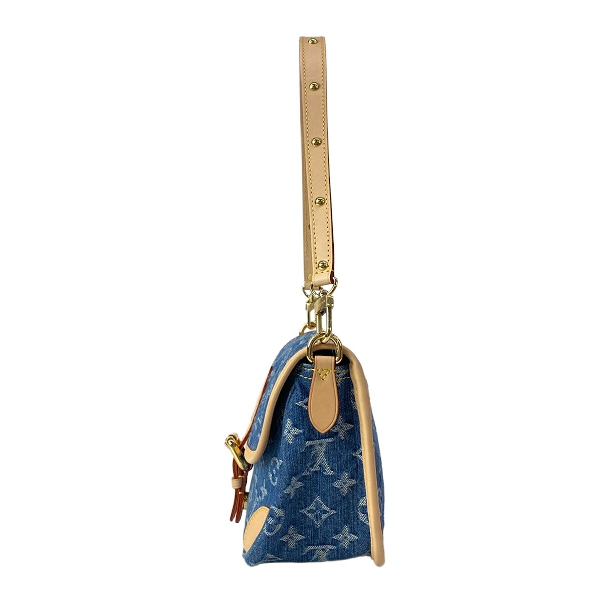 Louis Vuitton Shoulder Bag Monogram Denim Diane Blue — view 4