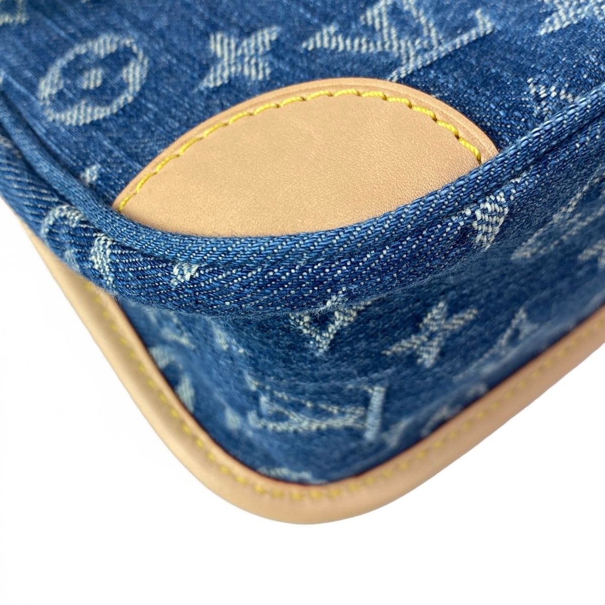 Louis Vuitton Shoulder Bag Monogram Denim Diane Blue — view 6