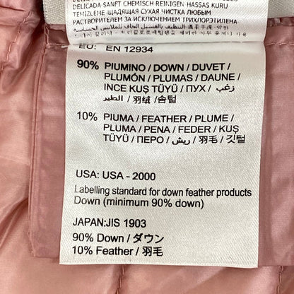 Moncler Down Coat S Barbel Barbell Pink Long Sleeve — view 6
