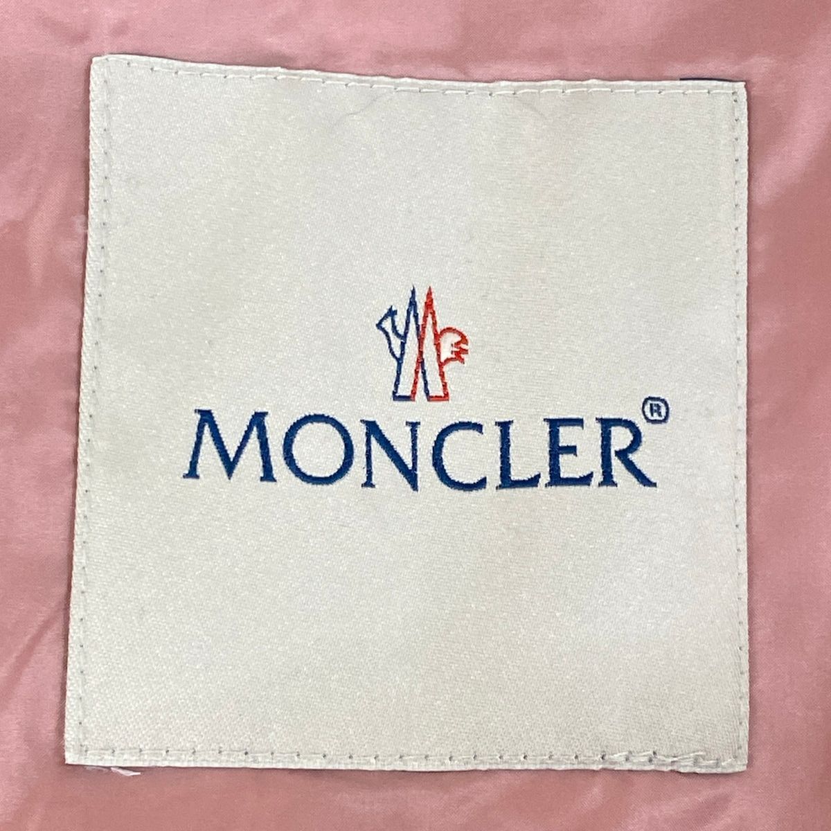 Moncler Down Coat S Barbel Barbell Pink Long Sleeve — view 3