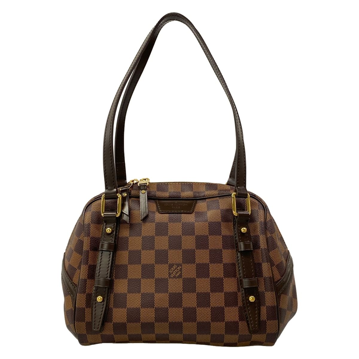 Louis Vuitton Shoulder Bag Damier Rivington PM Ebene