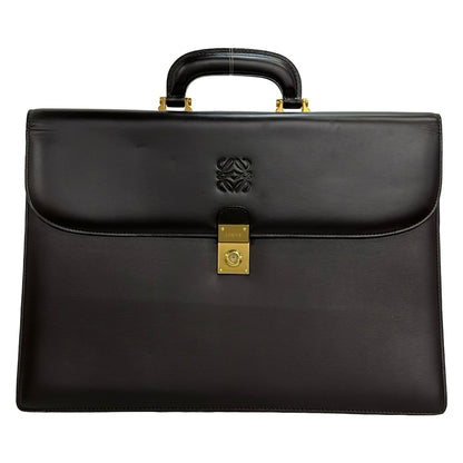 Loewe Business Bag Dark Brown Leather