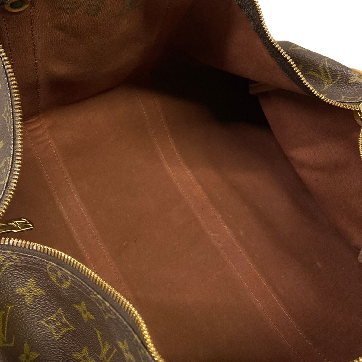 Louis Vuitton Boston Bag Monogram Keepall 50 Signed — view 7