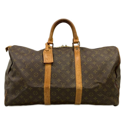 Louis Vuitton Boston Bag Monogram Keepall 50 Signed